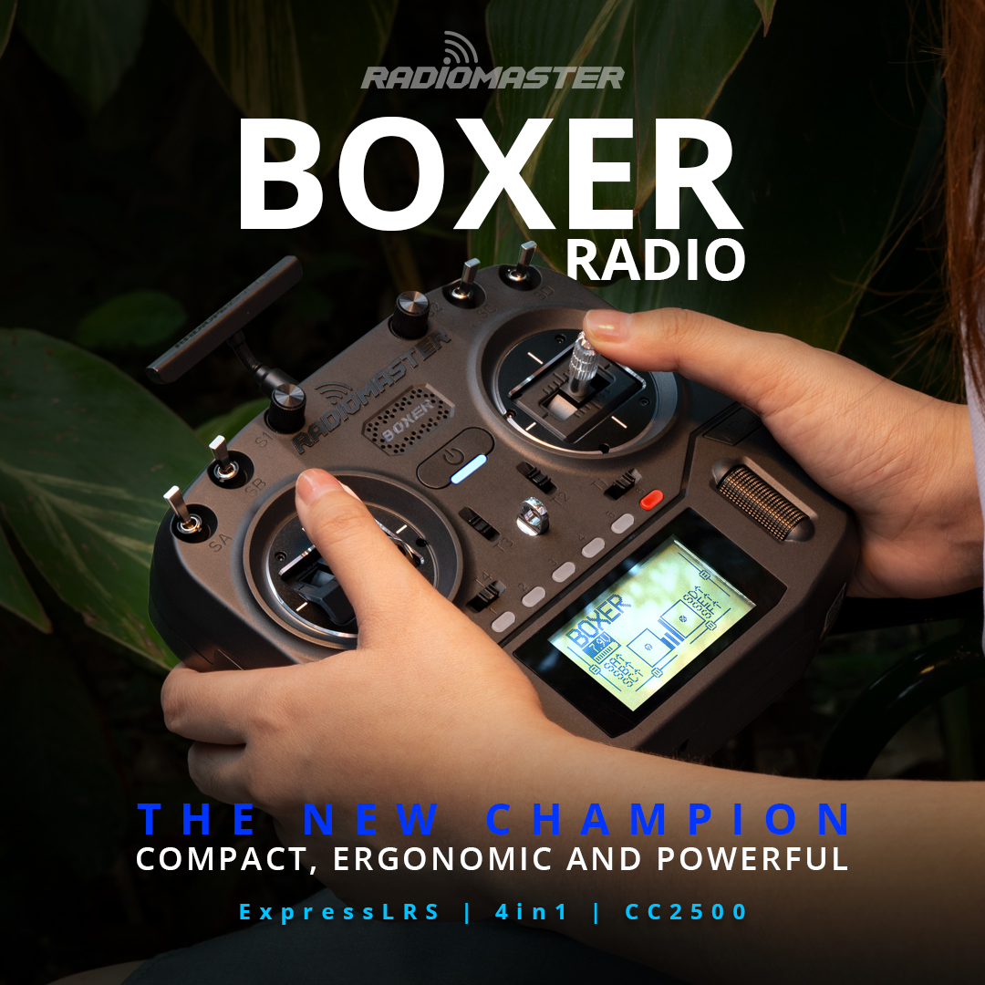RadioMaster Boxer  2.4G 16ch H - Drone Gimbal Controller のレビューと価格