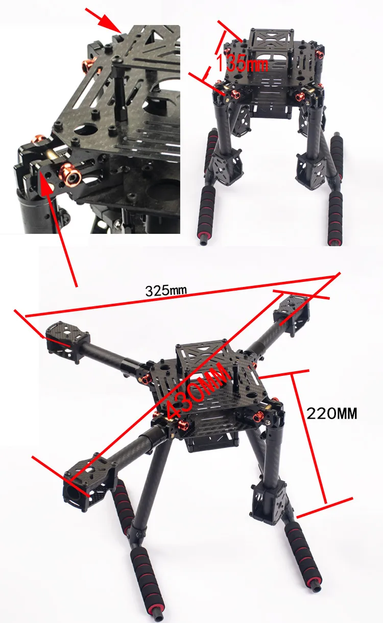 Flyroun LX350 PRO 350mm drone  - Drone Gimbal For Mirrorless のレビューと価格