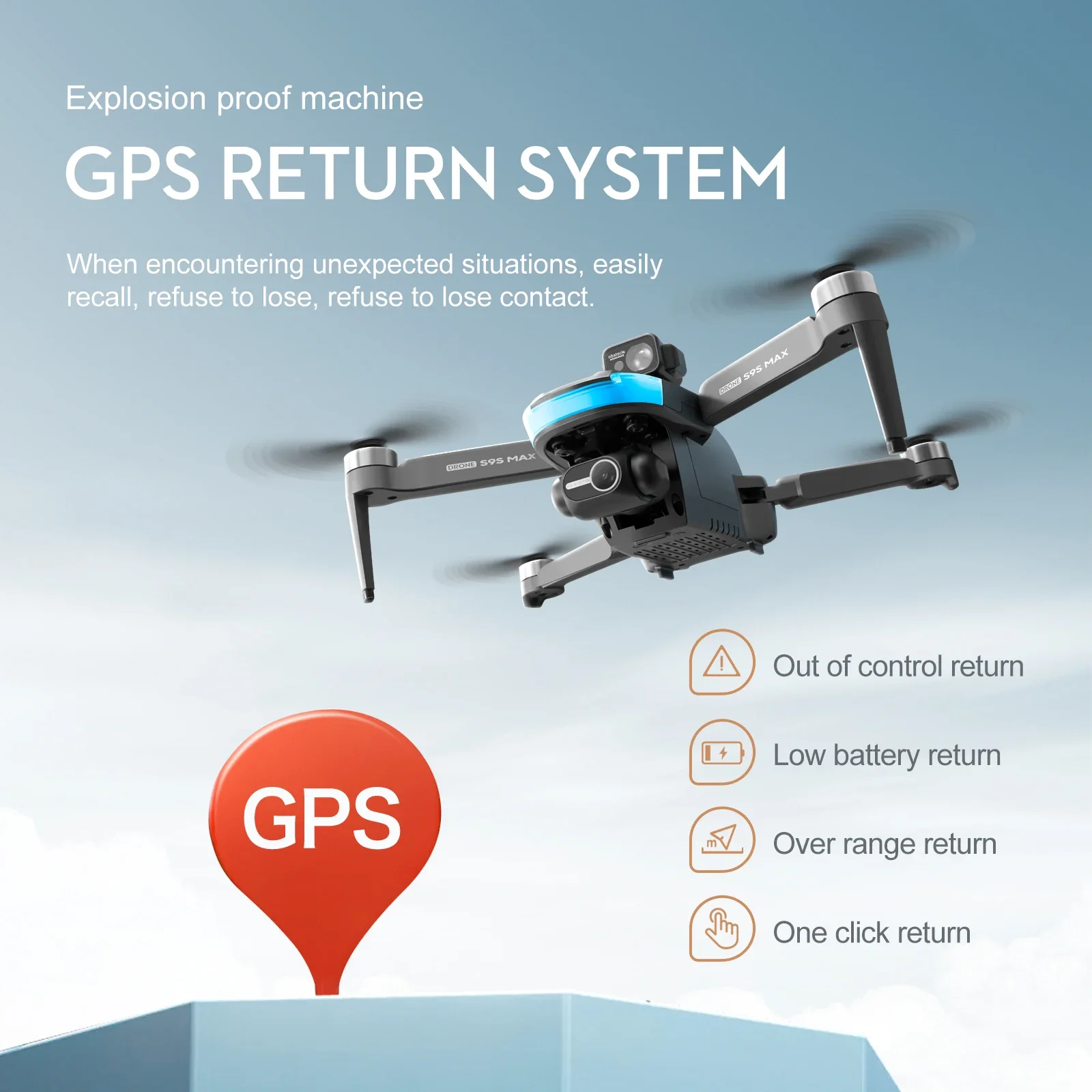 NEW S9S MAX MINI Drone 4K 2-Ax - Drone Gimbal Brushless のレビューと価格