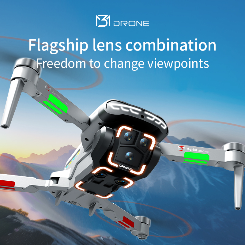 M3 Professional Drone 4K HD Ae - Drone Gimbal Brushless のレビューと価格