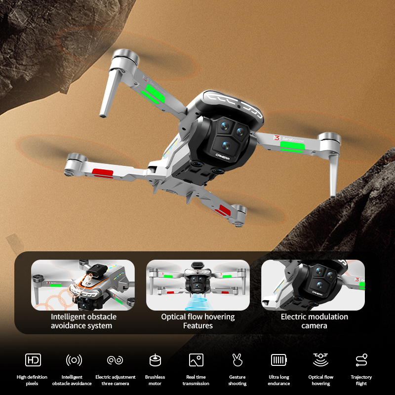M3 Professional Drone 4K HD Ae - Drone Gimbal Brushless のレビューと価格