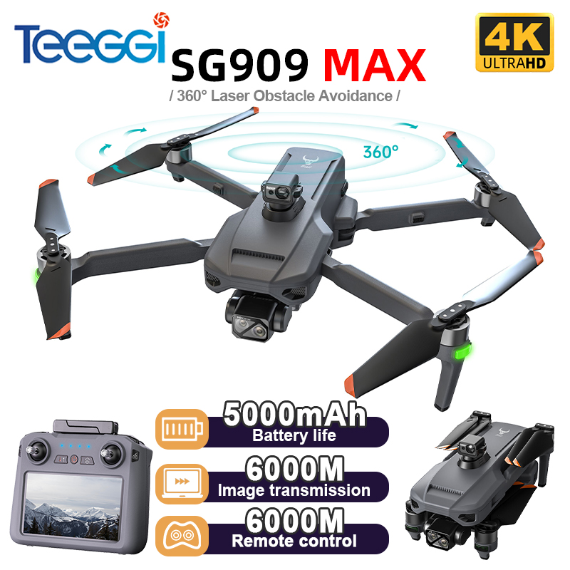 Teeggi SG909 MAX GPS Drone Wit - Drone Gimbal Brushless のレビューと価格