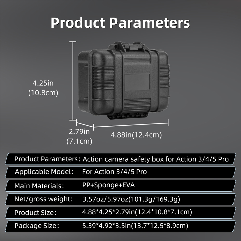 Hard Case Waterproof Box for D - Drone Gimbal Case のレビューと価格