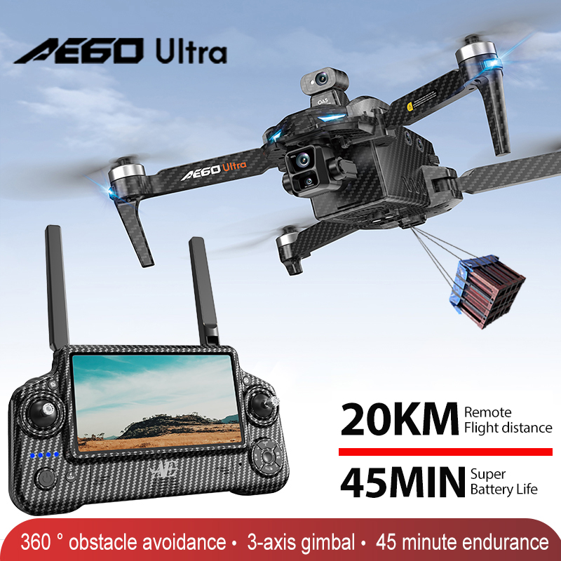 AE60 GPS Drone Professional 8K - Drone Gimbal Brushless のレビューと価格