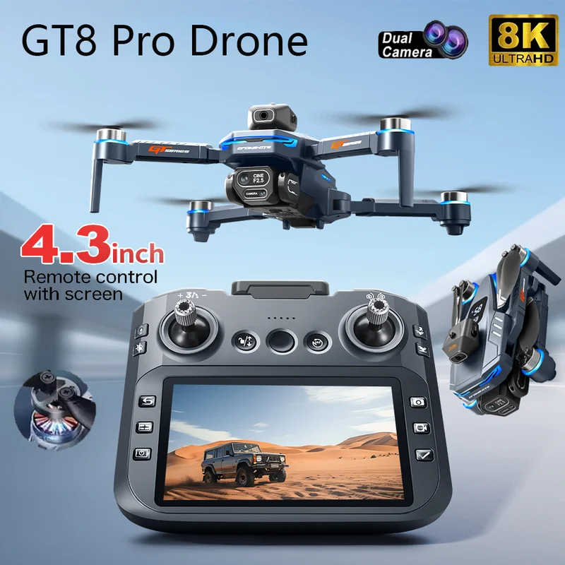 2026 New GT8 Drone GPS 8K Prof - Drone Gimbal Brushless のレビューと価格