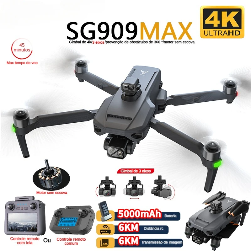 ZLL SG909 SG909MAX Professiona - Drone Gimbal Brushless のレビューと価格