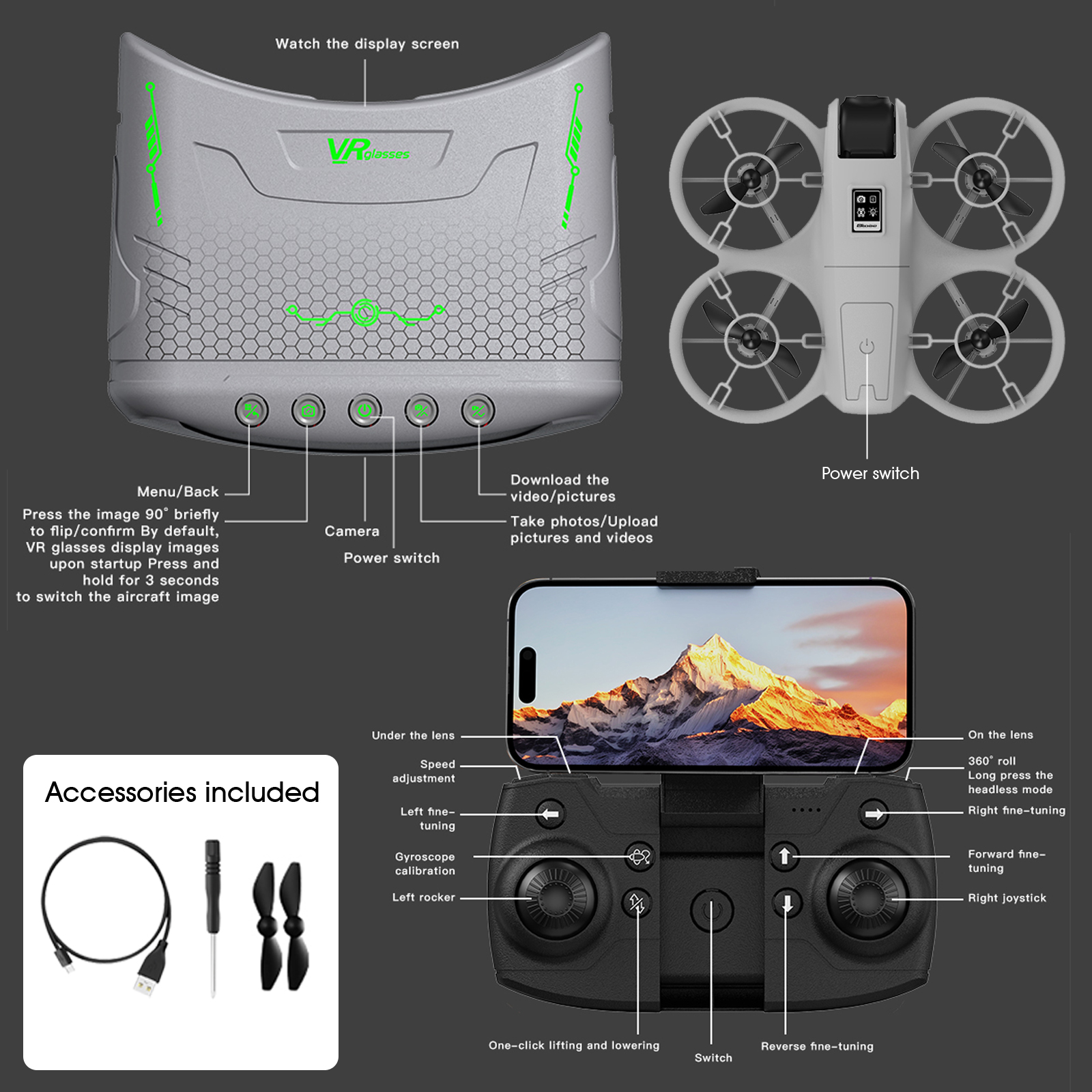 Mini Drone That Is Easy For Be - Drone Gimbal 2 Axis のレビューと価格