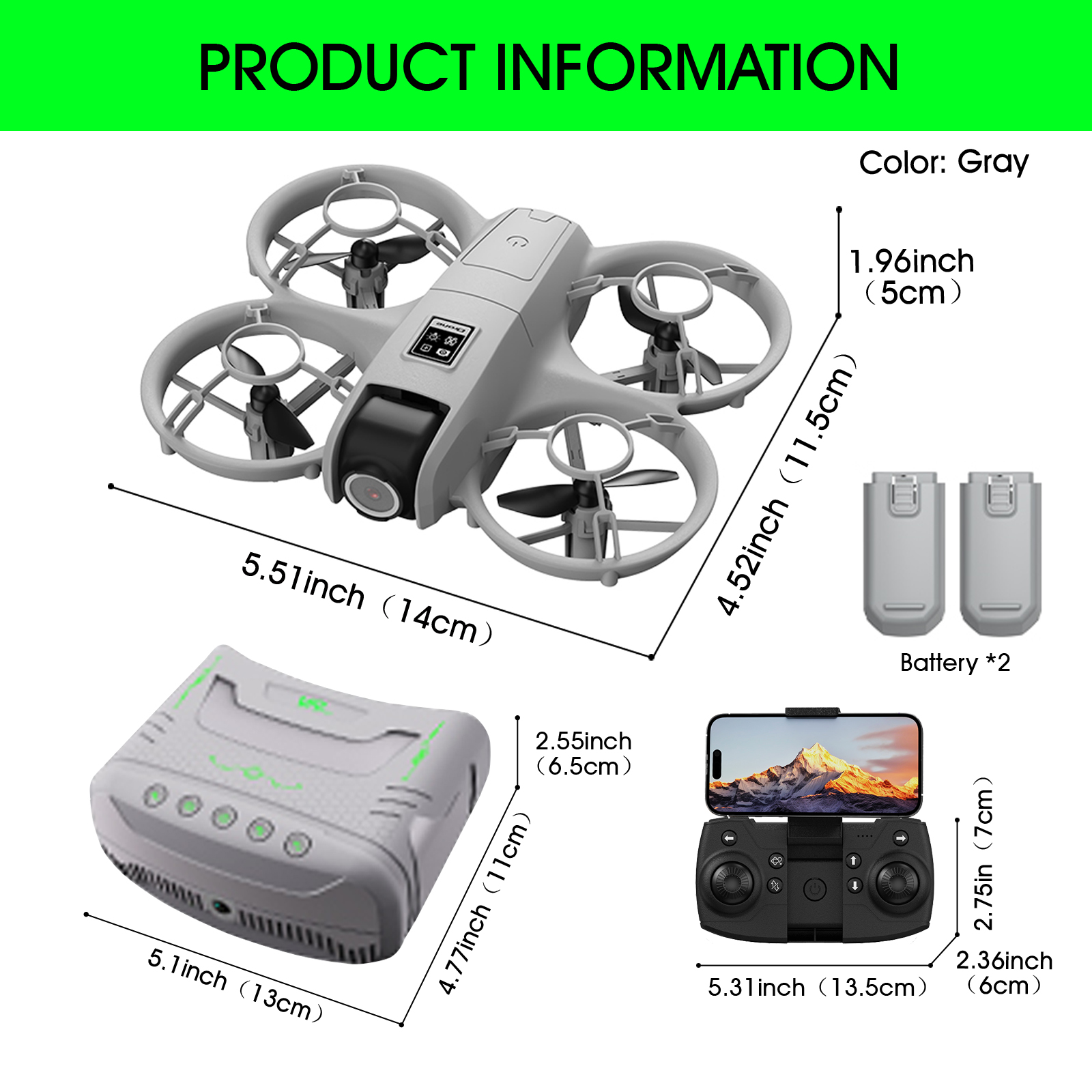 Mini Drone That Is Easy For Be - Drone Gimbal 2 Axis のレビューと価格